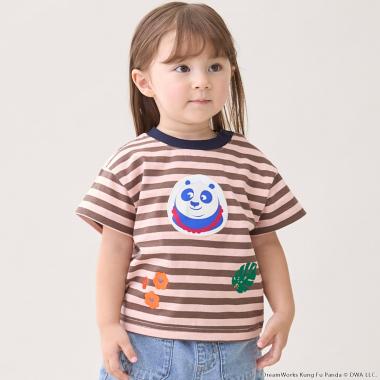 【WEB別注】【カンフーパンダ】ボーダー半袖Tシャツ