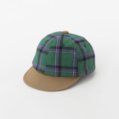 DARKPARK/ダークパーク】CHECK LOGO BASEBALL キャップ