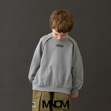 【MNCM】【毛玉バイバイ裏毛裏起毛】ラグランパイピングビッグスウェット