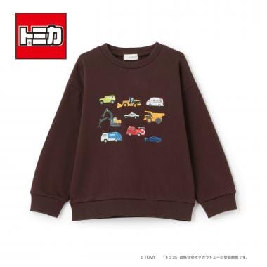 【速乾裏毛】トミカ車集合トレーナー