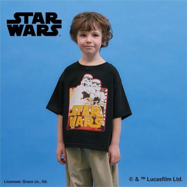 【STAR WARS】【防汚・速乾・型崩れしない】アソートプリントTシャツ【MNCM】