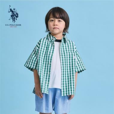 【U.S. POLO ASSN.】【セットアップ可】半袖リラックスシャツ