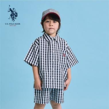 【U.S. POLO ASSN.】【セットアップ可】半袖リラックスシャツ