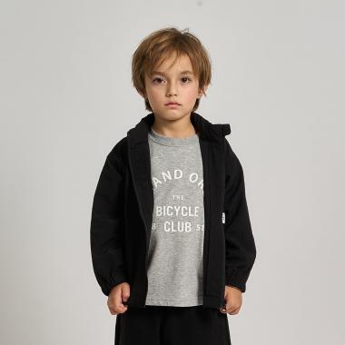 【スクール対応】【撥水・防汚・耐久・UV】収納袋付マウンテンパーカー(反射シート付き)