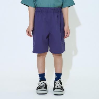 【ともパン】【防汚・UV・接触冷感】ベイカーポケット４分丈パンツ