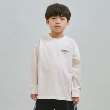 【スクール対応】名札付けループ付き長袖Tシャツ