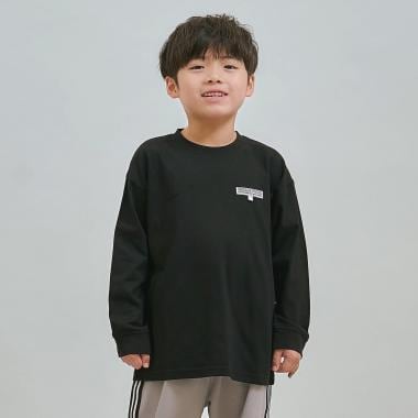 【スクール対応】名札付けループ付き長袖Tシャツ