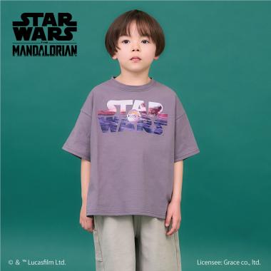 【STAR WARS】【防汚・吸水速乾・UV】【カイテキ天竺】ロゴプリントﾄBIGTシャツ