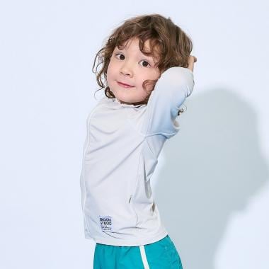 【予約/4月下旬～5月上旬入荷予定】【SWIM】フルジップメッシュラッシュガード