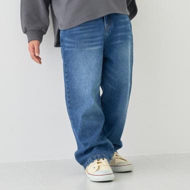 【ともデニ】ルーズストレートパンツ