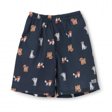 【予約/6月中旬～下旬入荷予定】【接触冷感】総柄ハーフパンツ