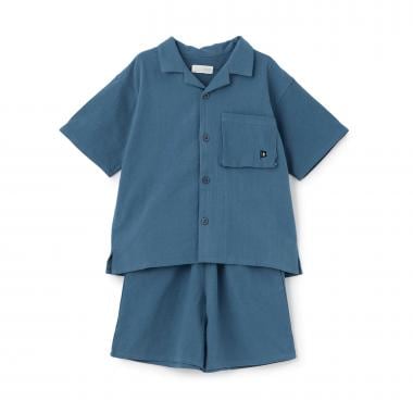 【予約/6月中旬～下旬入荷予定】【セットアップ】オープンカラーシャツ・イージーパンツ