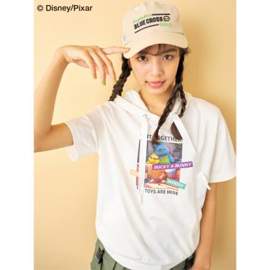 【PIXAR】 転写プリントTシャツパーカー