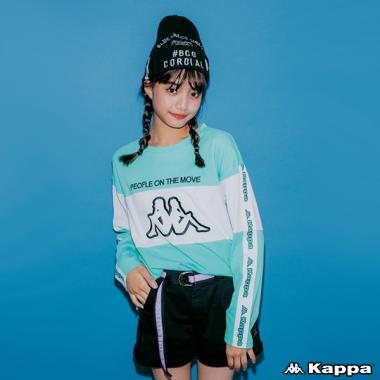 【Kappa】 別注ショルダーロゴTシャツ
