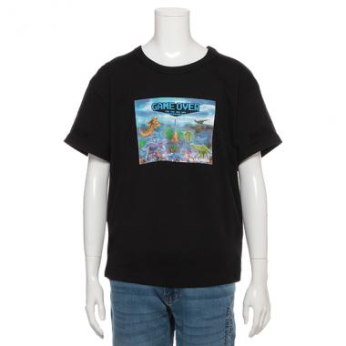 吸水速乾 ゲームオーバーグラフィックTシャツ