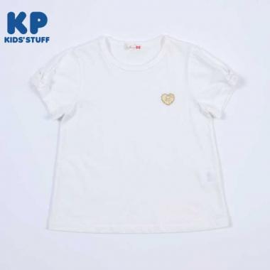 【日本製】パフスリーブ半袖Tシャツ(140～150)
