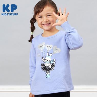 KP(ケーピー)mimiアップリケハート風船トレーナー(80～150)