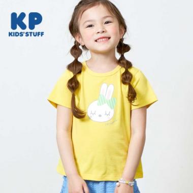 KP(ケーピー)うさぎバックロゴ半袖Tシャツ100～130