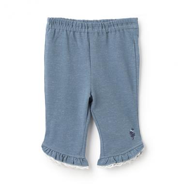 裾フリル6分丈パンツ