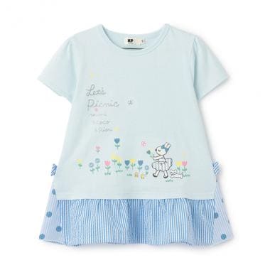 mimiピクニックモチーフチュニック