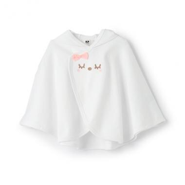 mimiお顔刺しゅう＆立体耳つきマント