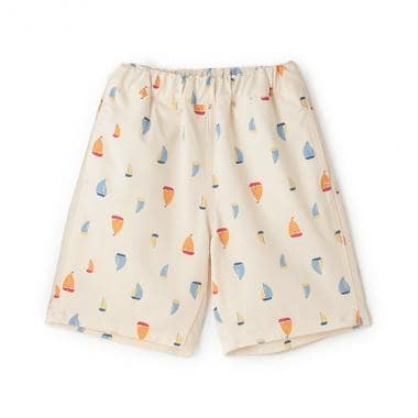 【水陸】柄ショートパンツ