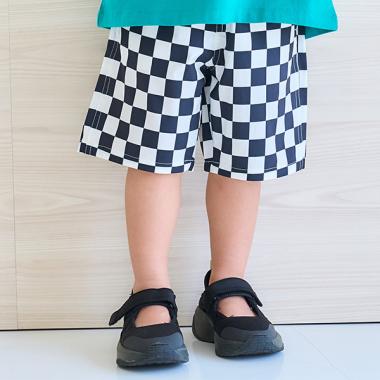 【水陸】柄ショートパンツ