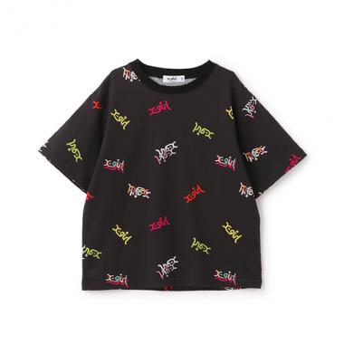 【人気商品再入荷】【直営店で取り扱い無し】ミルズロゴ総柄半袖Tシャツ