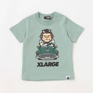 ★【抗菌加工】ファニーゴリラオープンカー半袖Tシャツ