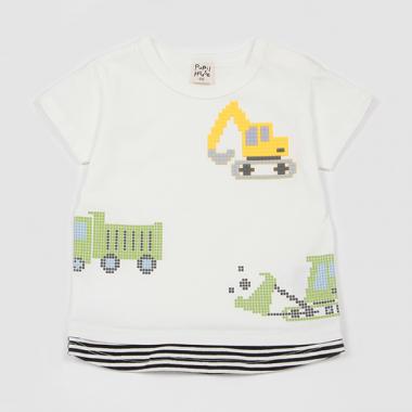 働く車柄Tシャツ