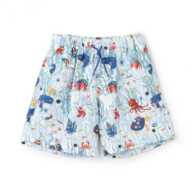 総柄ハーフパンツ