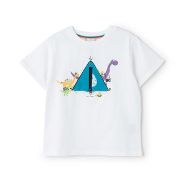 恐竜テントギミック半袖Tシャツ