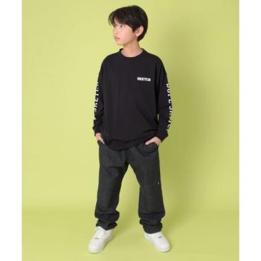 袖ロゴビッグ長袖Tシャツ