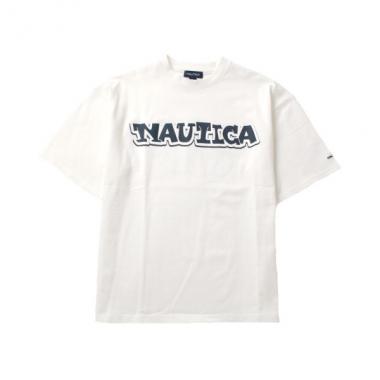 【NAUTICA】フロントロゴビッグ半袖Tシャツ