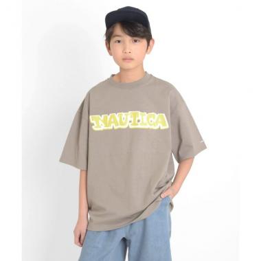 【NAUTICA】フロントロゴビッグ半袖Tシャツ