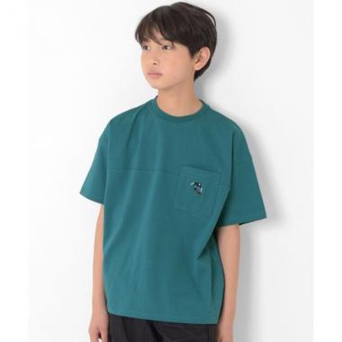 ポケット刺繍ビッグ半袖Tシャツ