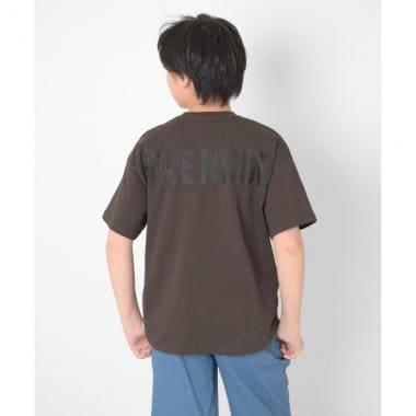 【接触冷感】バックロゴプリント半袖Tシャツ