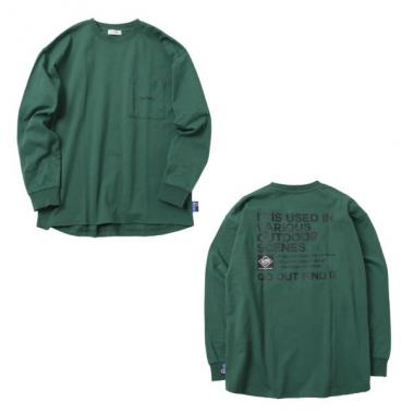 【Penfield】USAコットン・バックロゴグラソスプリント長袖Tシャツ