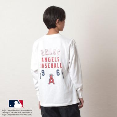 【MLB】ロゴプリント長袖Tシャツ