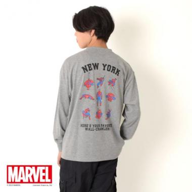 【MARVEL】スパイダーマン / バックプリントTシャツ