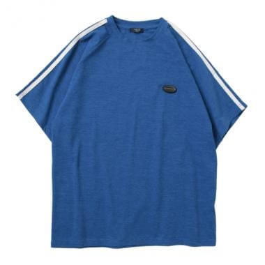 【接触冷感】【速乾】【UVカット】クールラフ・袖ラインラグラン半袖Tシャツ