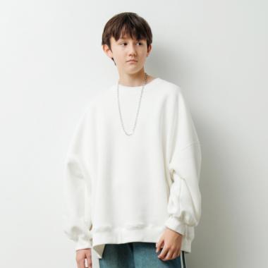 【あったか】裏起毛・ネックレス付きトレーナー