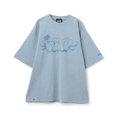 【FORGETNEVER】ヘビーウェイトピグメント加工プリントTシャツ