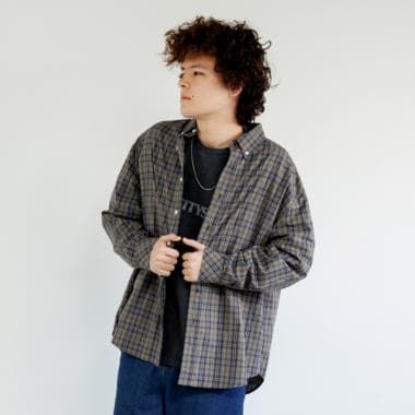 アソート・ボタンダウン長袖シャツ