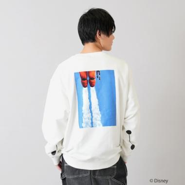 【DISNEY】BAYMAX / バックフォトプリントトレーナー