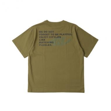 【プチプラ】バックプリント半袖Tシャツ