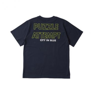 バックリフレクタープリント半袖Tシャツ