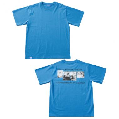 バックフォトプリント半袖Tシャツ