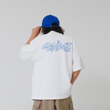 【ヘビーウェイト天竺】グラフィティロゴプリントTシャツ