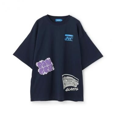 【ヘビーウェイト天竺】ランダムプリントTシャツ